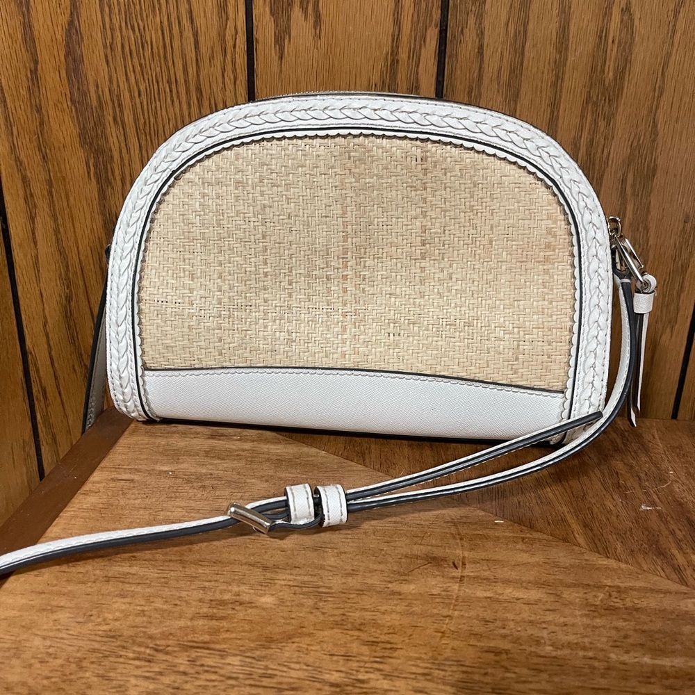 Kate Spade ♠️ Small Straw Crossbody ... - Picture 2 of 16